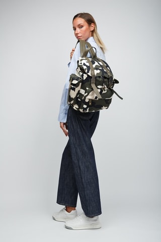 Sac à dos en cuir - Kaki