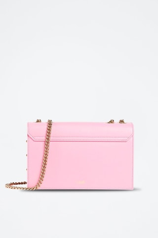 Sac porté épaule en cuir - Rose - Cavalli Class