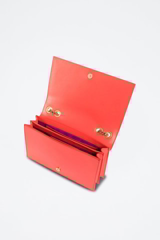 Sac porté épaule en cuir - Rouge - Cavalli Class