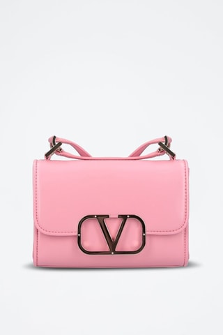 Sac bandoulière en cuir - Rose - Valentino
