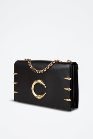 Sac bandoulière en cuir - Noir