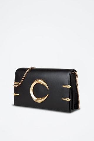 Sac bandoulière en cuir - Noir