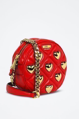Sac bandoulière - Rouge et doré - Moschino