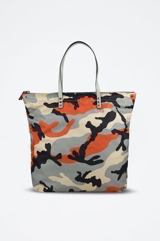 Cabas en cuir - Camouflage