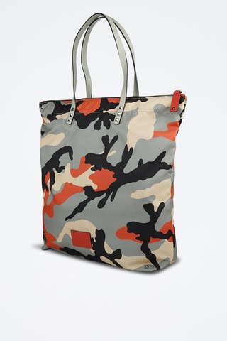 Cabas en cuir - Camouflage
