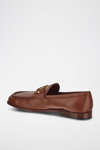 Mocassins en cuir - Marron - Valentino