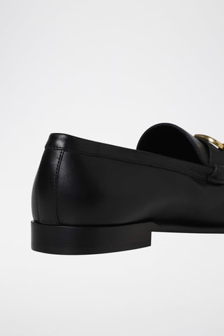 Mocassins en cuir - Noir - Valentino
