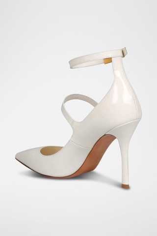 Babies en cuir verni Garavani - Blanc - Valentino