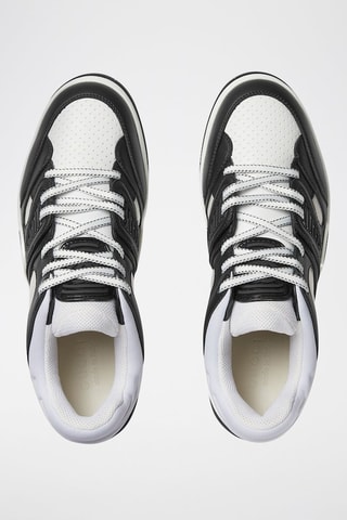 Sneakers en cuir - Noir et blanc - Gucci