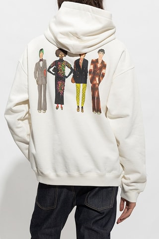 Sweat à capuche Exquisite - Blanc - Gucci