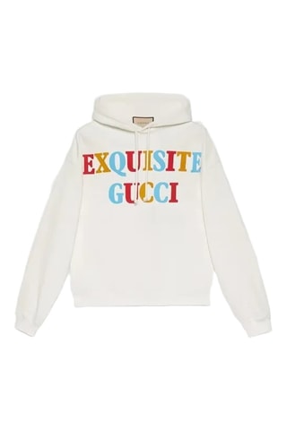 Sweat à capuche Exquisite - Blanc - Gucci