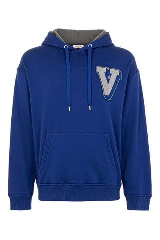 Sweat à capuche V_3d - Bleu électrique - Valentino