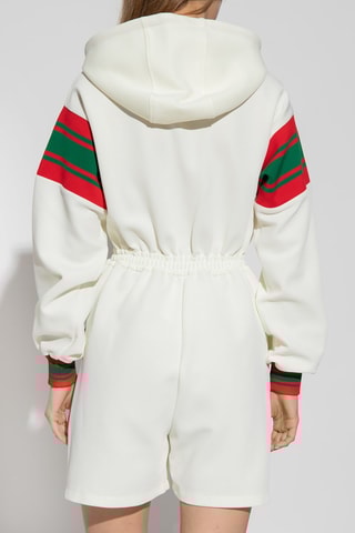 Combishort à capuche - Crème - Gucci