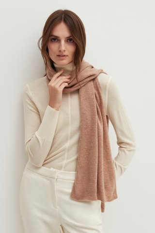 Écharpe em caxemira - Bege