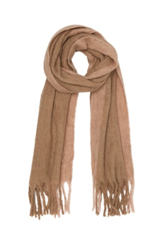 Écharpe de lã - Castanho