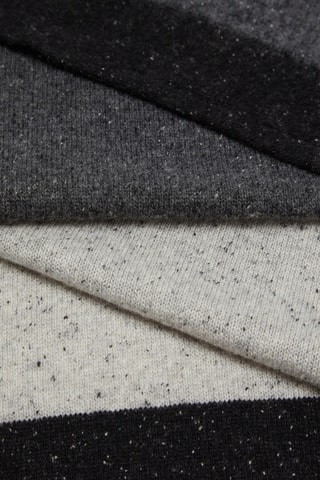 Écharpe de lã - Cinzento e preto