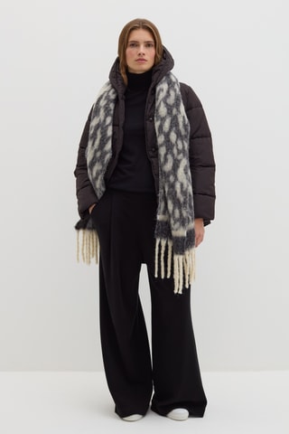 Écharpe de lã - Cinzento