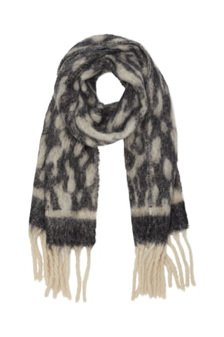 Écharpe de lã - Cinzento