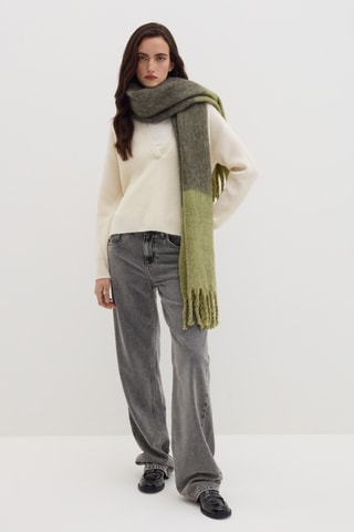 Écharpe de lã - Verde