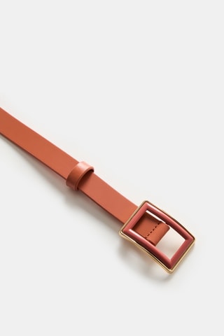 Cinto em couro - Castanho