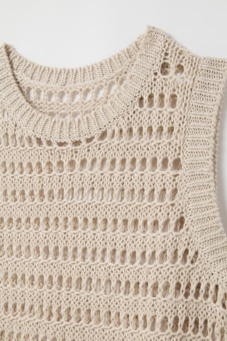 Colete em linho - Bege