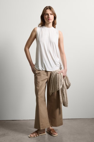 Camisola de alças - Branco