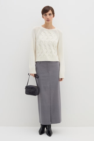 Camisola de lã - Marfim