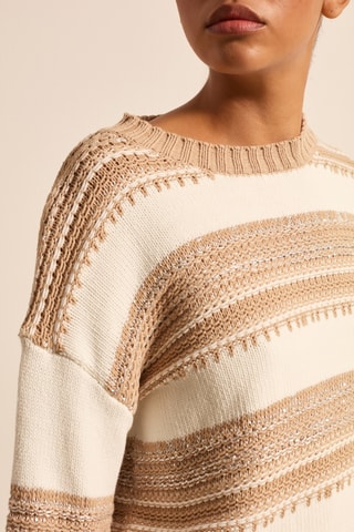 Camisola em linho - Bege