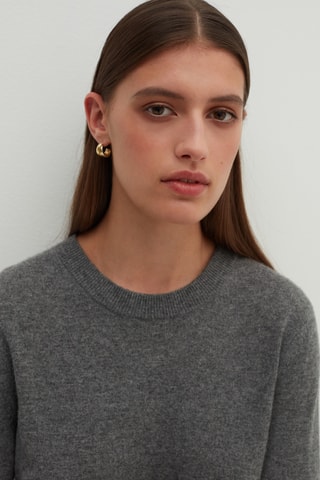 Camisola em caxemira - Cinzento