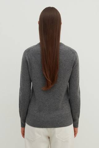 Camisola em caxemira - Cinzento