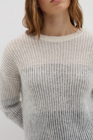 Camisola em lã mohair - Cinzento