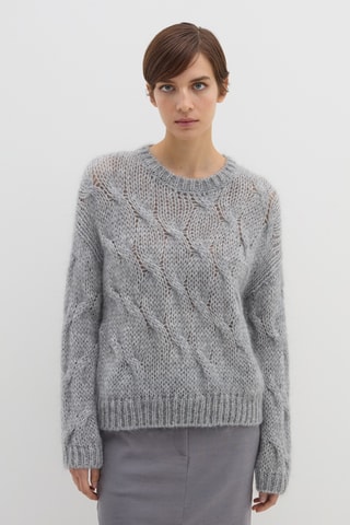 Camisola em alpaca - Cinzento