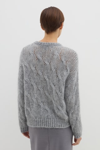 Camisola em alpaca - Cinzento