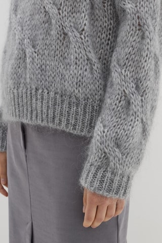 Camisola em alpaca - Cinzento