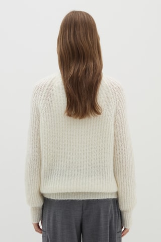 Camisola em lã mohair - Marfim