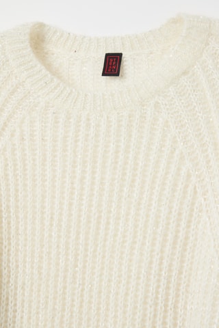 Camisola em lã mohair - Marfim