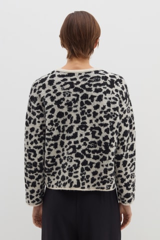 Camisola em alpaca e lã - Cru