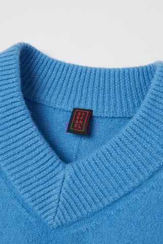 Camisola de lã - Azul