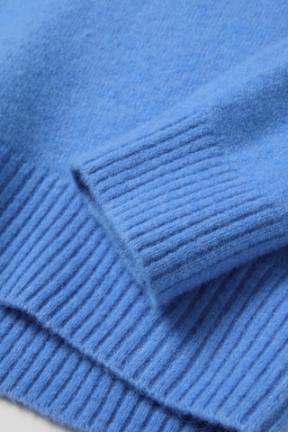 Camisola em lã e alpaca - Azul