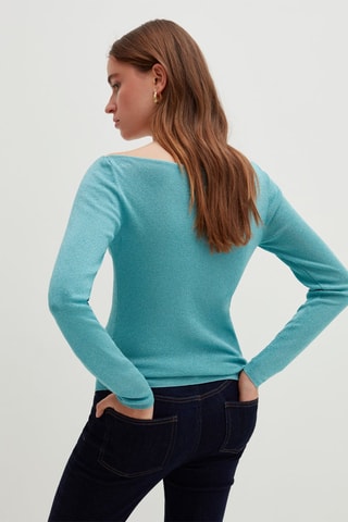 Camisola 
Azul-esverdeado