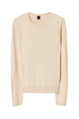 Camisola em seda - Bege