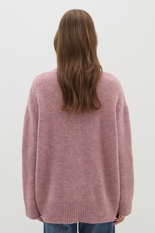 Camisola em lã e alpaca - Rosa