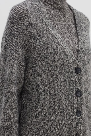 Casaco de malha - Cinzento mesclado