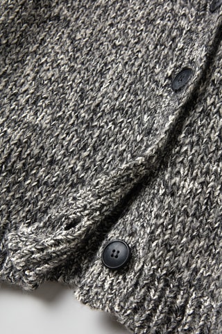 Casaco de malha - Cinzento mesclado