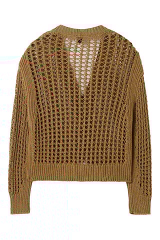 Casaco de malha - Castanho