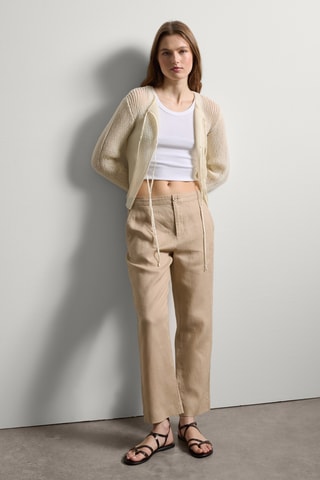 Casaco de malha - Cru