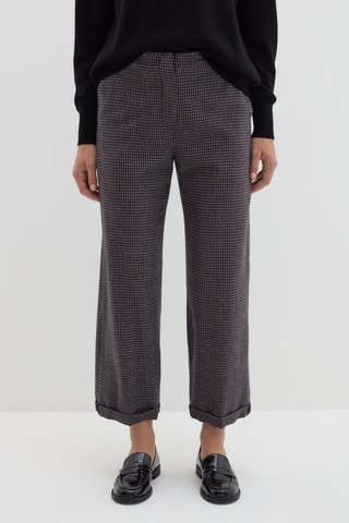 Calças de lã - Cinzento