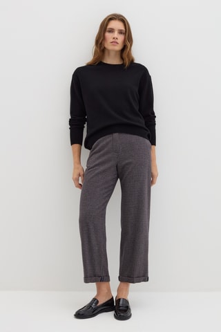 Calças de lã - Cinzento