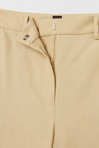 Calças flare - Bege