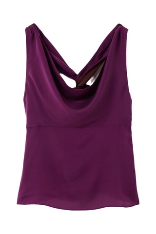 Top em seda - Violeta